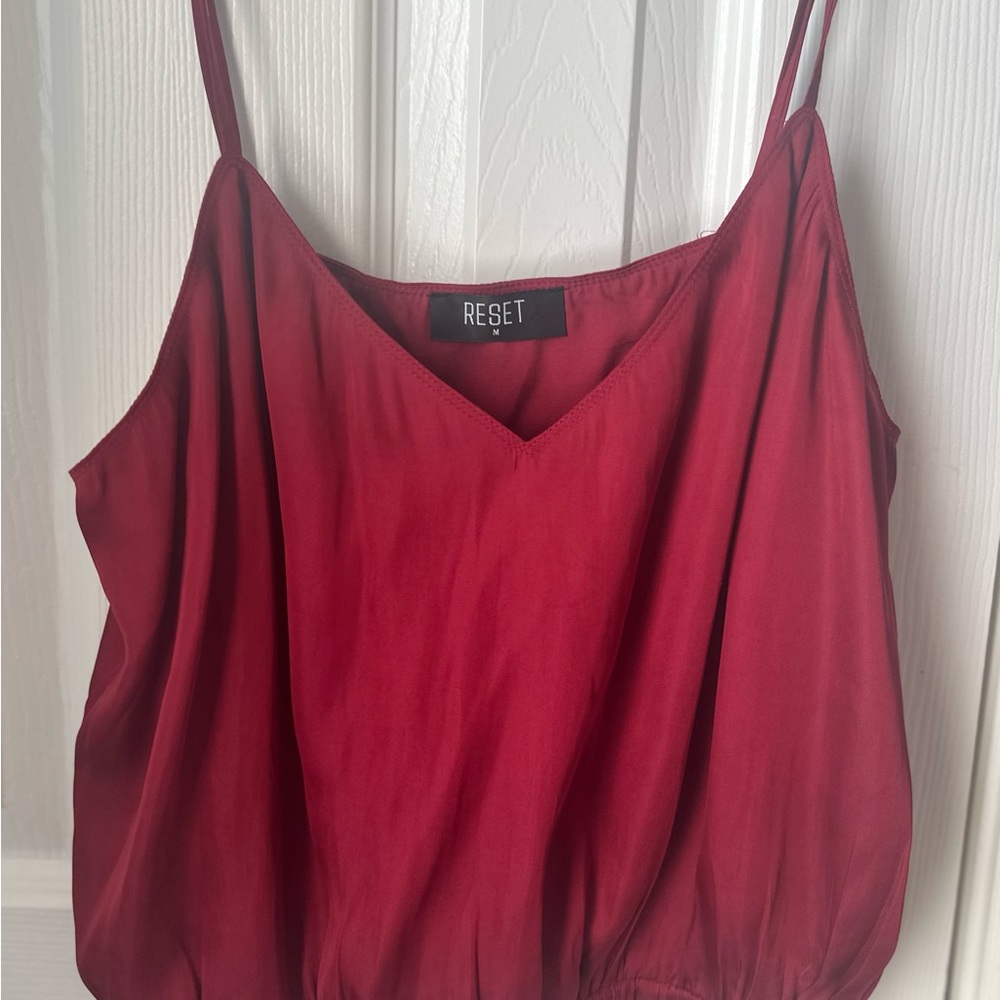 Reset Sooner Red Skirt (Small) & Camisole (Medium), SOLD AS SET